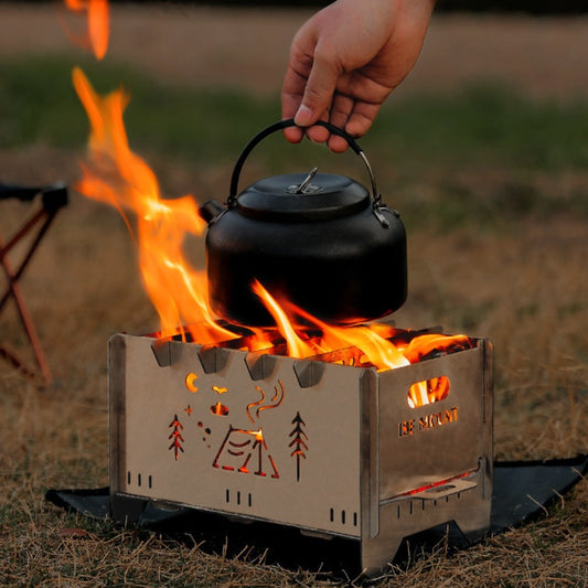 ISE MOUNT™ Foldable Camping Firewood Stove