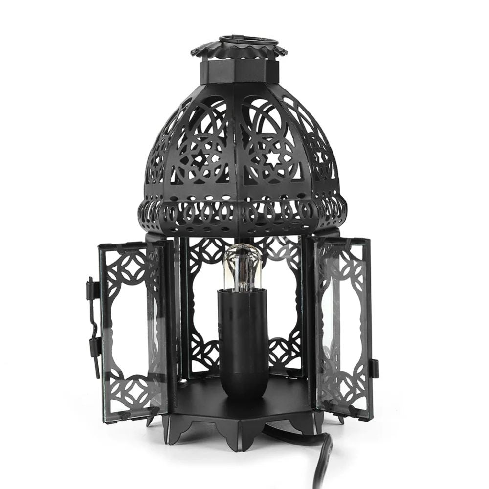 VintageGlow™ Natural Salt Rock Tabletop Lamp for Cozy Ambiance