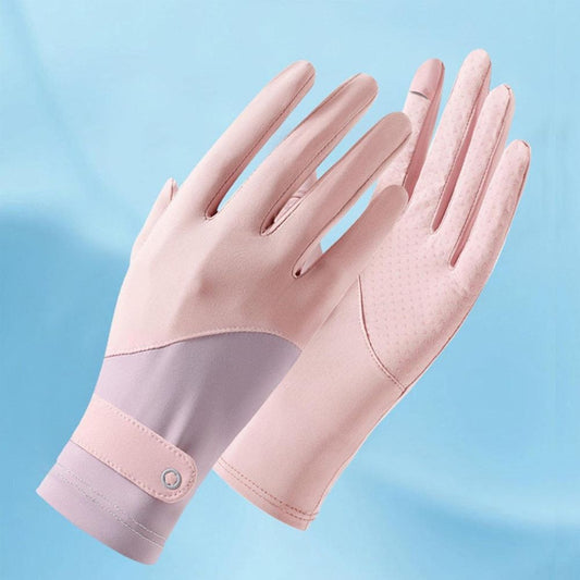 SunGuard™ Women's Breathable UV Protection Driving Gloves for Stylish Outdoor Comfort