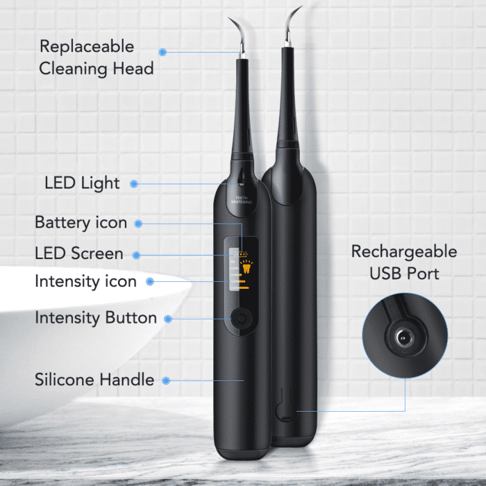 BrightSmile™ Electric Dental Care Kit for Effortless Home Oral Hygiene