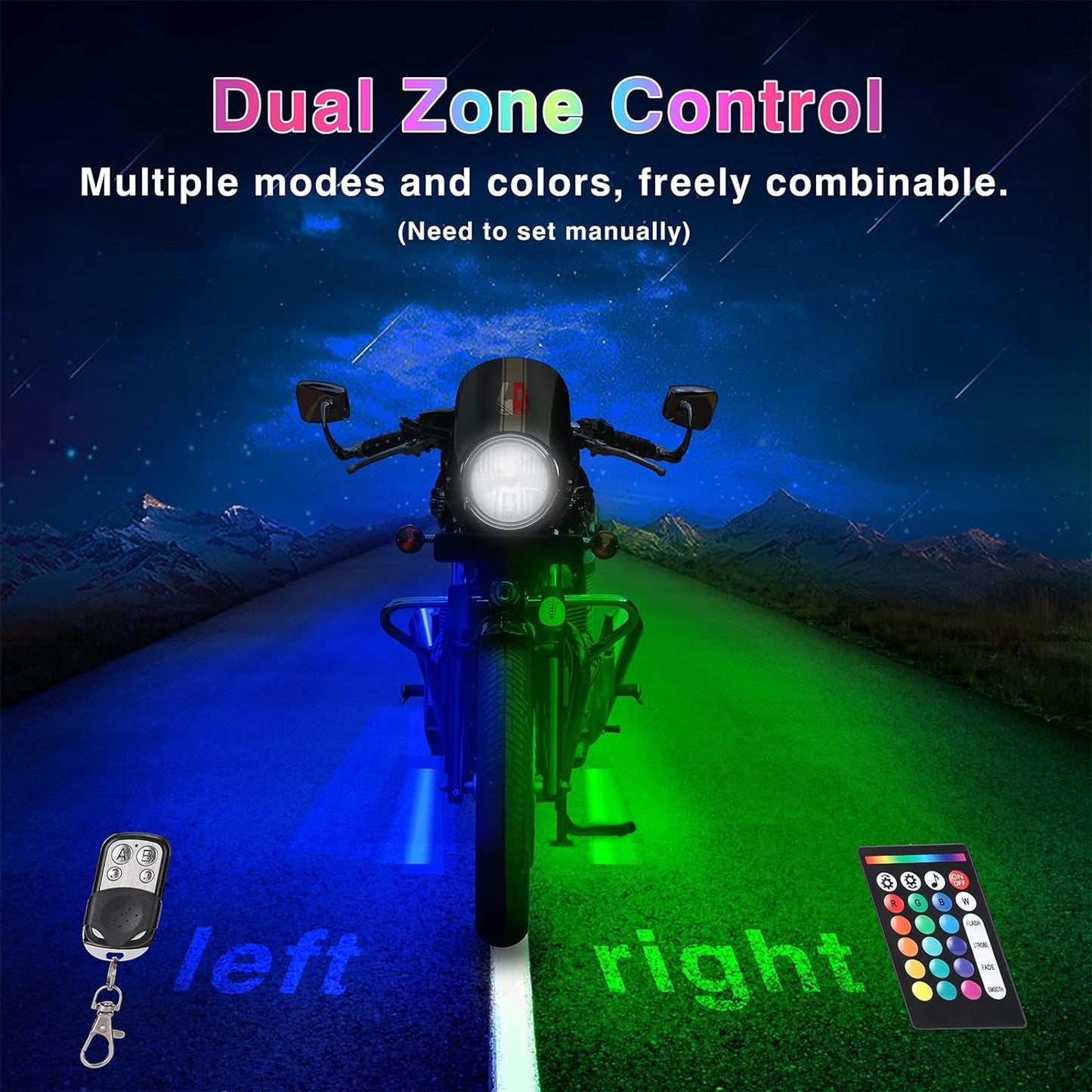 BrightGlow™ 12pcs Motorcycle LED Light Kit for Enhanced Safety and Style 6