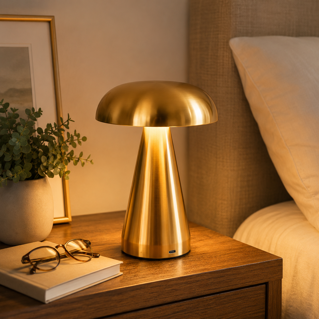 LumaGlow™ Vintage USB Table Lamp - Cozy Illumination for Any Space