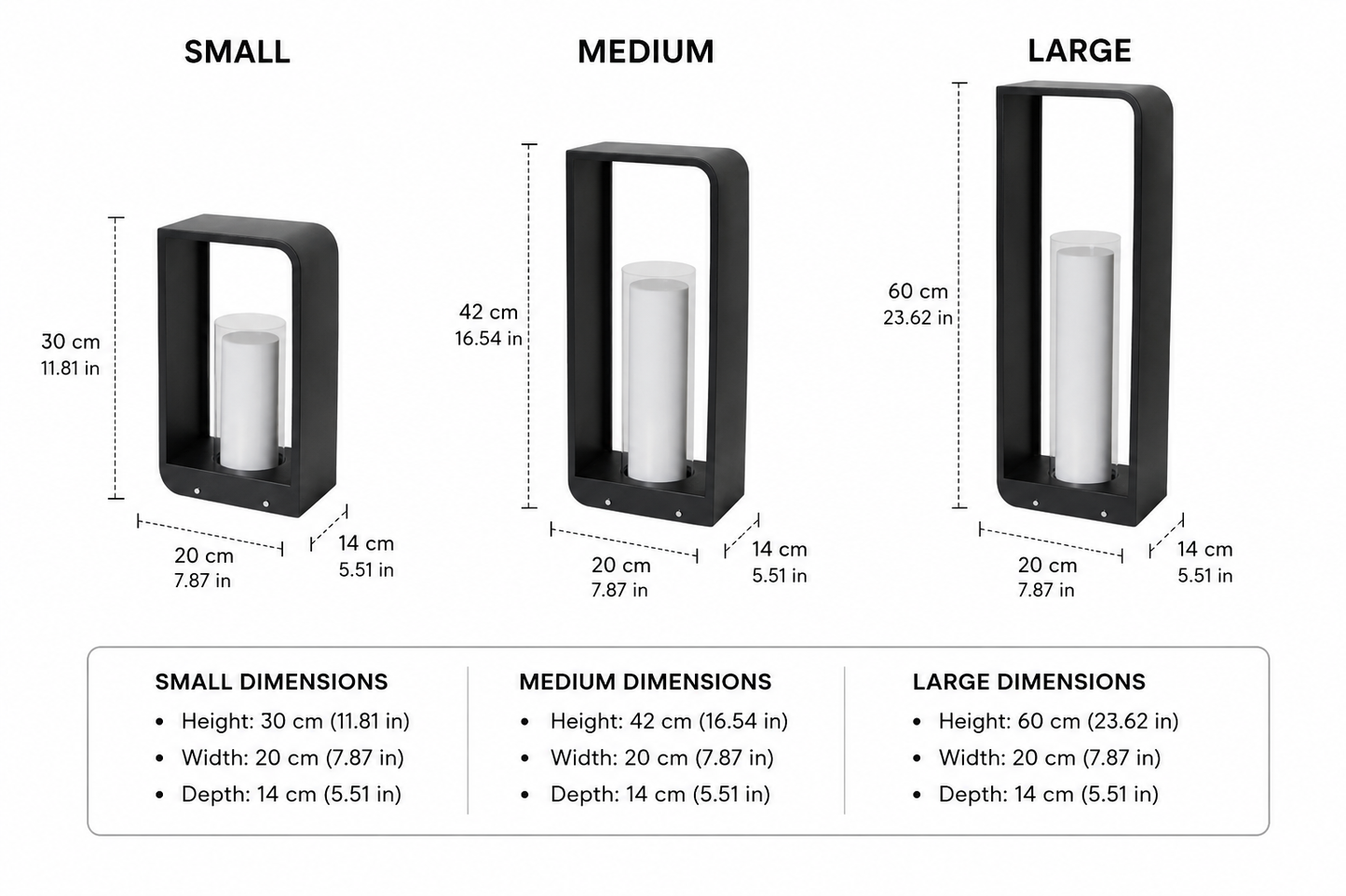 LumaShine™ Solar Outdoor Lights - Elegant Minimalist Lighting for Patios
