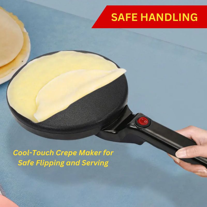 CrepeMaster™ Electric Crepe Maker Machine - Ideal for Perfect Crepes and Pancakes 4