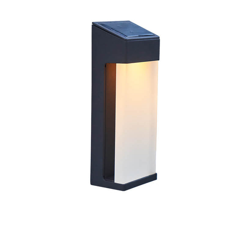 Elegant Frosted Glass Solar Wall Lamp™ - Stylish Solar Wall Lights for Outdoor Spaces 8