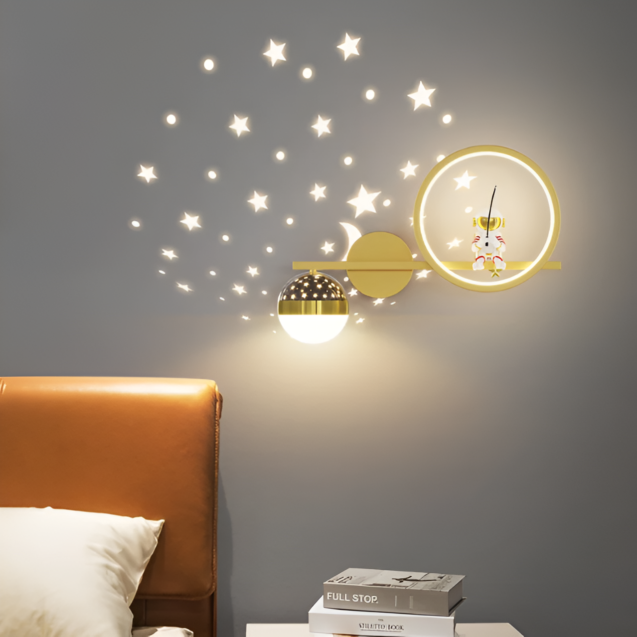 GalacticGleam™ Cozy Children's Wall Lamp for Magical Bedtime Adventures 9