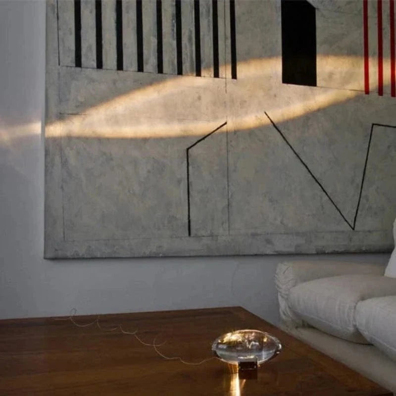 LumaAura™ Table Lamp - Elegant Crystal Design for Living Room Ambiance 8
