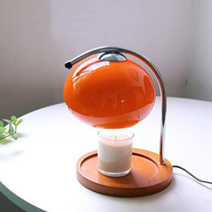 LumaGlow™ Retro Glass Lamp - Dimmable Candle Warmer for Cozy Ambiance 6