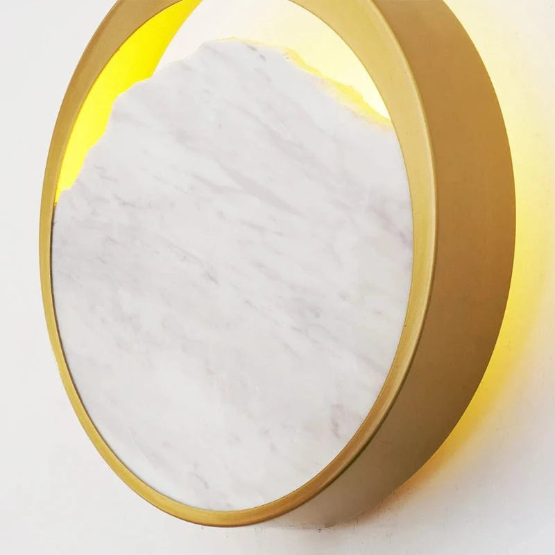 LuxeGlow™ Elegant Wall Sconce Lighting - Marble Design for Stylish Ambiance 8