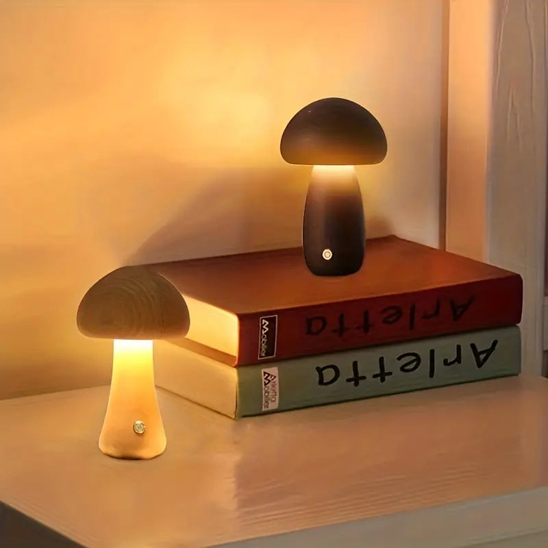 Mushglow™ Wireless Mushroom Lamp – Elegant Lighting for Home and Travel 8