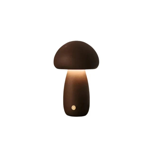 MushroomLuxe™ LED Night Light - Dimmable Wooden Night Lamp for Kids 9