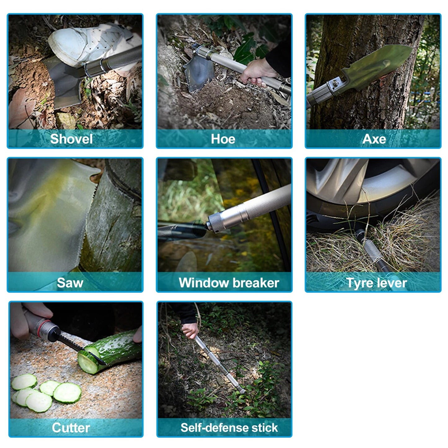 MANIKO™ Multifunctional Survival Camping Shovel