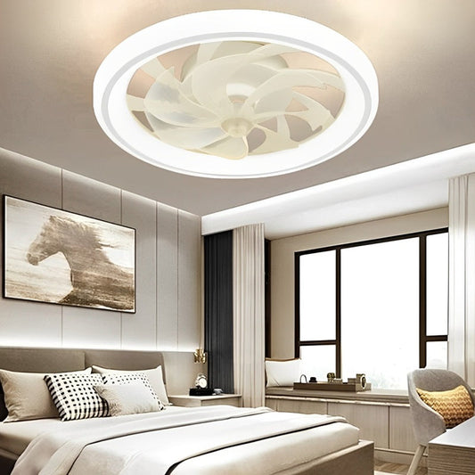 SmartBreeze™ Modern Ceiling Fan with LED Lights for Bedroom Comfort 0