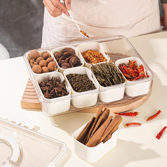 SnackMaster™ Divided Serving Tray With Handles for Effortless Entertaining 6