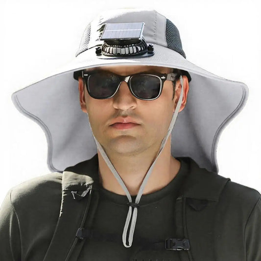 SolarBreeze™ Solar Fan Hat - UV Protection for Outdoor Enthusiasts 0