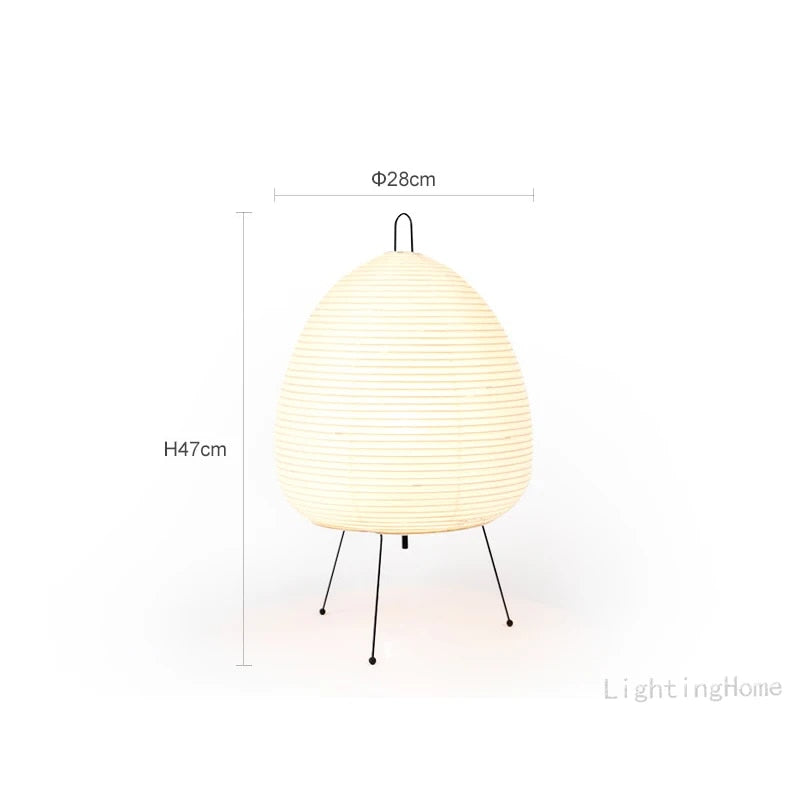 WabiGlow™ Handmade Table Lamp - Serene Japanese Design for Bedroom & Living Room 5