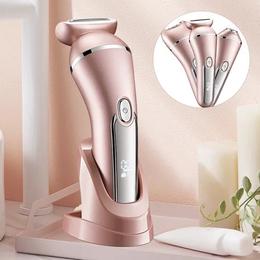 Women's 3-in-1 Waterproof Electric Shaver™ - Effortless Hair Removal for Smooth Skin 0