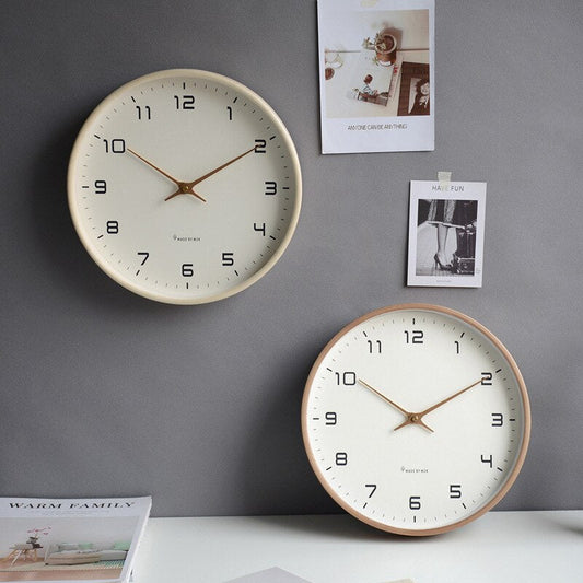 WoodenTime™ Modern Wall Clock – Elegant Decor for Minimalist Homes 0