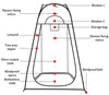 MANIKO™ Outdoor Portable Camping Shower Tent