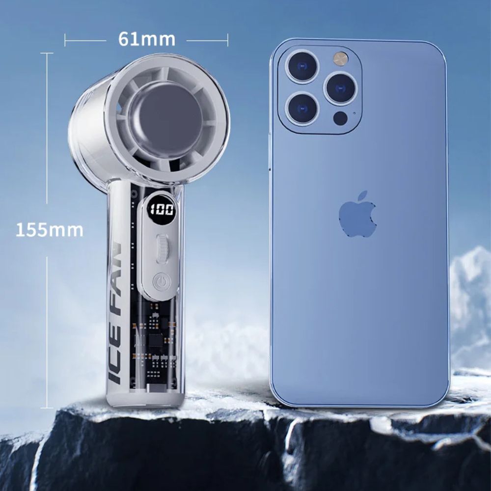 BreezeBuddy™ Handheld Misting Fan - Best Mini Portable Fan for Personal Cooling