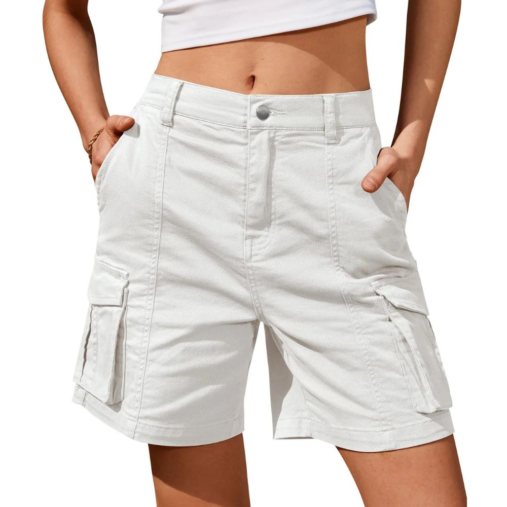 ActiveStyle™ Women's Low Waist Cargo Shorts for Comfort and Functionality