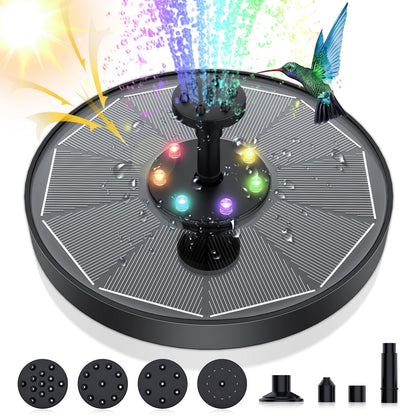 EcoFlow™ Solar Bird Bath Fountain for Beautiful Outdoor Spaces