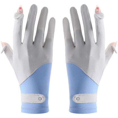 SunGuard™ Women's Breathable UV Protection Driving Gloves for Stylish Outdoor Comfort