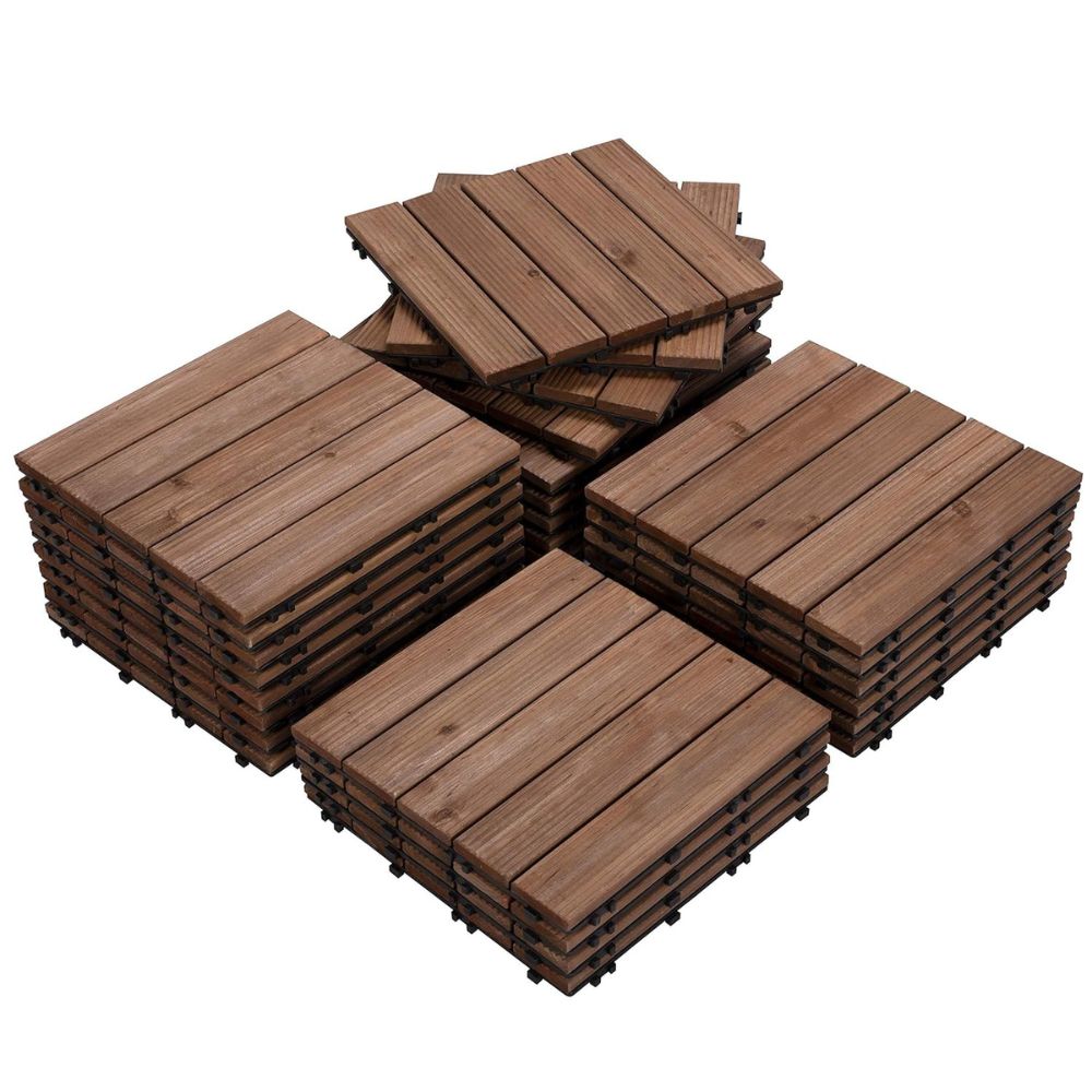 EcoDeck™ Interlocking Outdoor Patio Tiles – Stylish Deck Flooring for Any Space