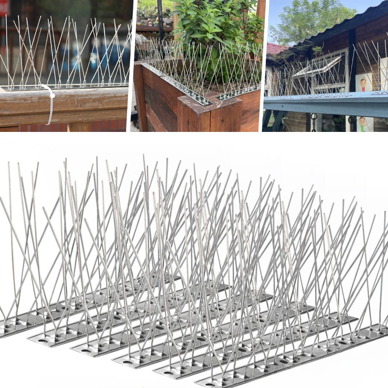 BirdGuard™ Stainless Steel Pigeon Deterrent Spikes for Homes & Businesses