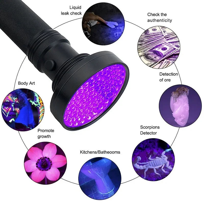 UltraBright™ UV Flashlight for Bug Detection and Stain Spotting - Perfect for Home Use - 4