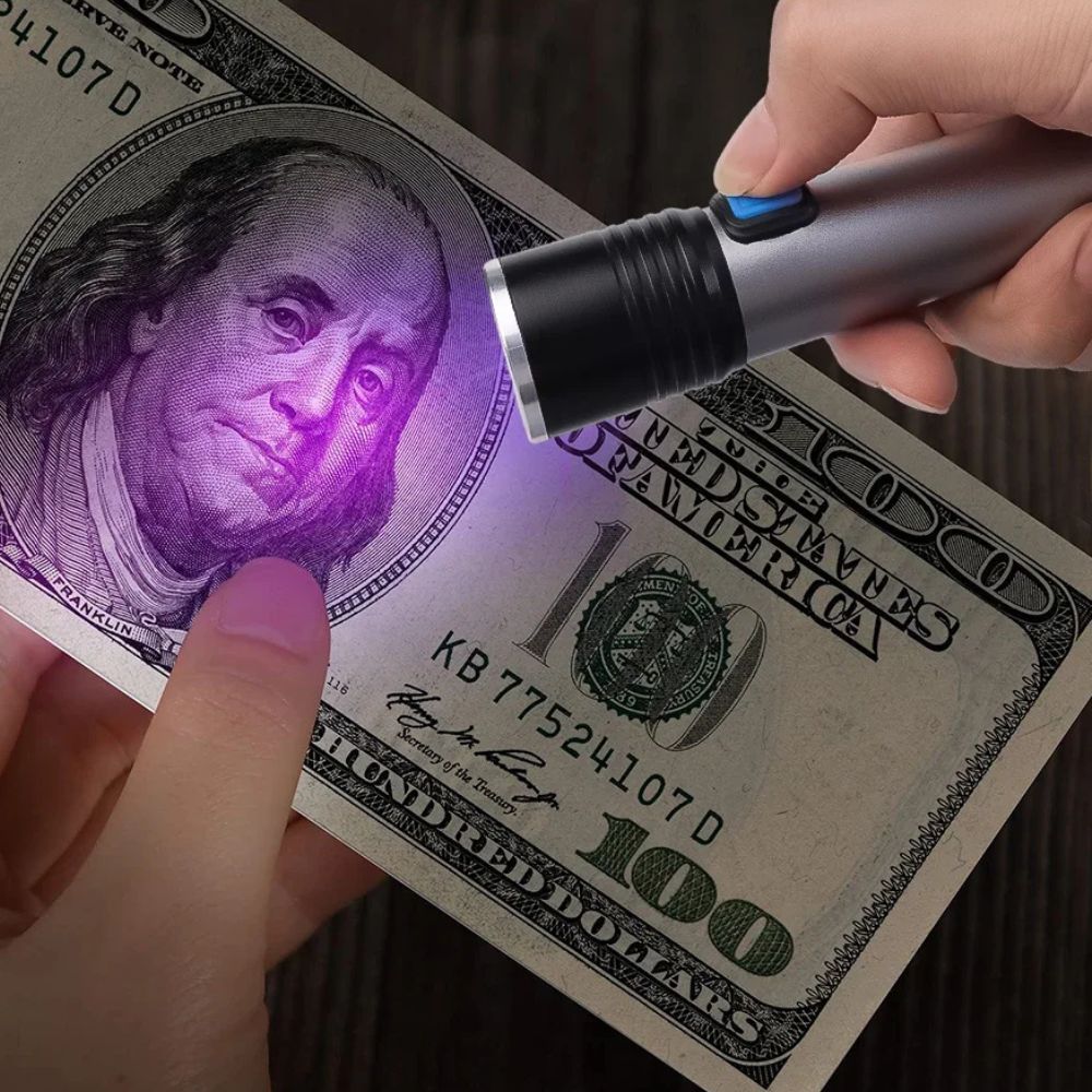 UltraBright™ UV Blacklight Flashlight for Home and Professional Cleaning