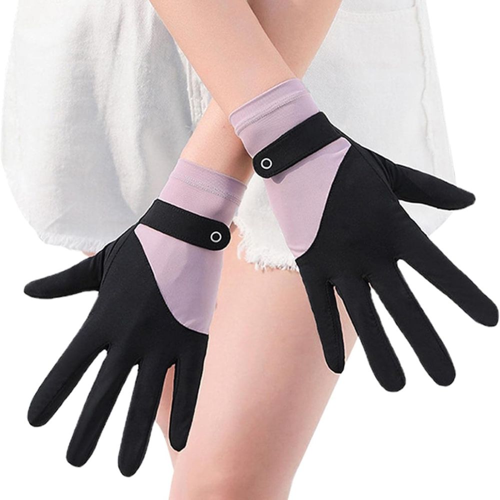 SunGuard™ Women's Breathable UV Protection Driving Gloves for Stylish Outdoor Comfort