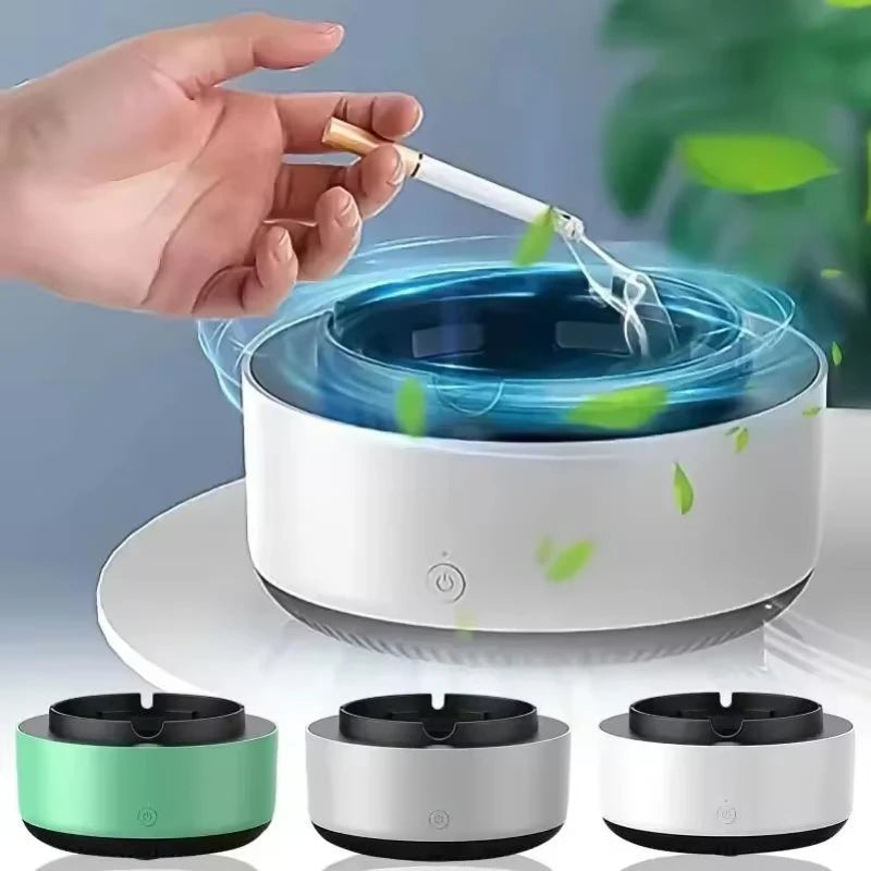 CleanAir™ Portable Smokeless Ashtray with Air Purifier for Smokers and Travelers 3