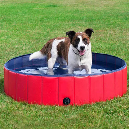 PawSplash™ Foldable Dog Pool - Perfect Pet Swimming Pool for Summer Fun