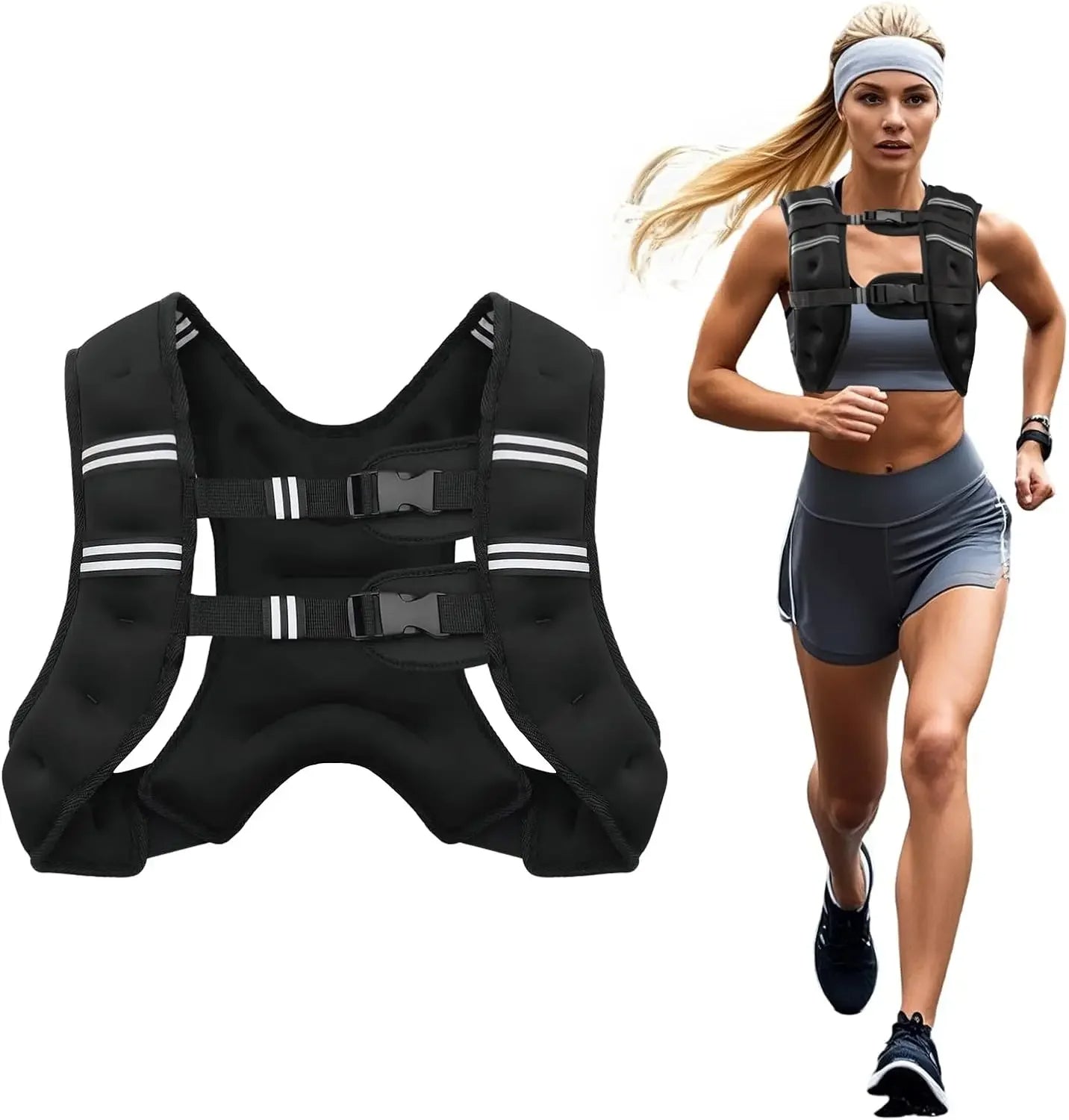 FitPro™ Adjustable Weighted Vest for Enhanced Workouts 1