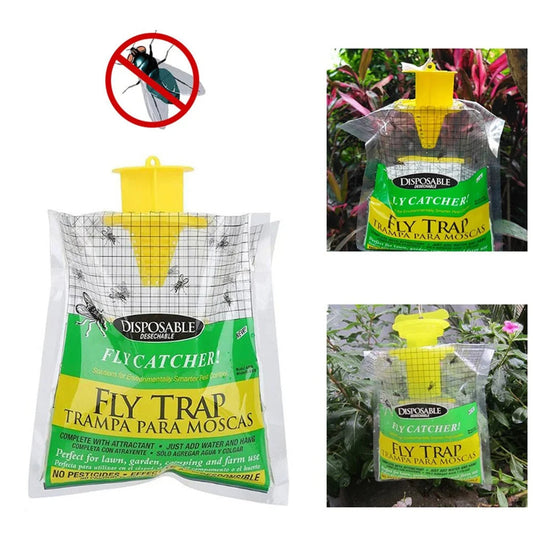 EcoTrap™ Best Fly Trap for Home & Commercial Use - Effective Fly Killer