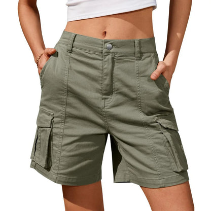 ActiveStyle™ Women's Low Waist Cargo Shorts for Comfort and Functionality