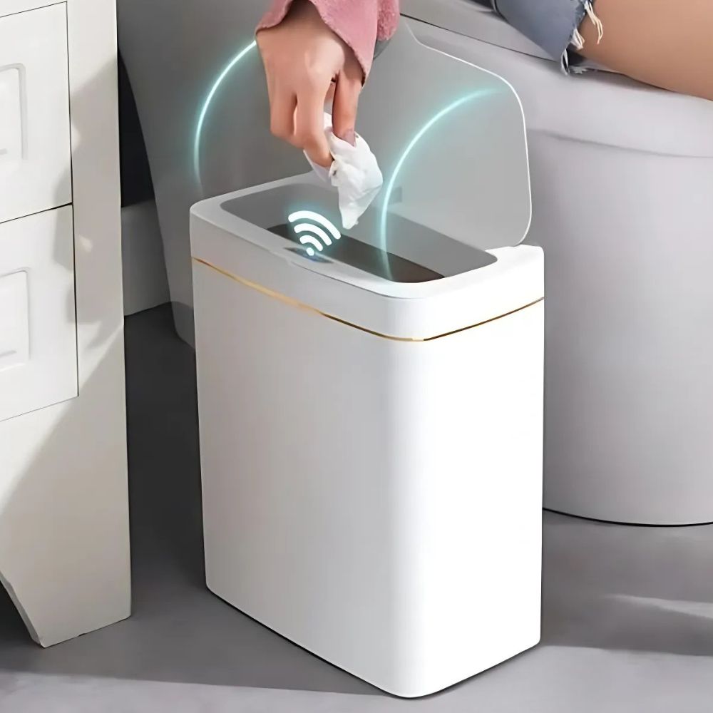 SmartClean™ Automatic Motion Sensor Trash Can for Hands-Free Waste Disposal