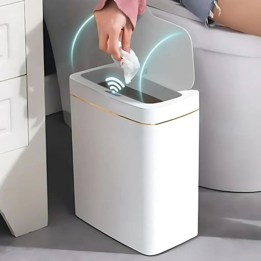 SmartClean™ Automatic Motion Sensor Trash Can for Hands-Free Waste Disposal
