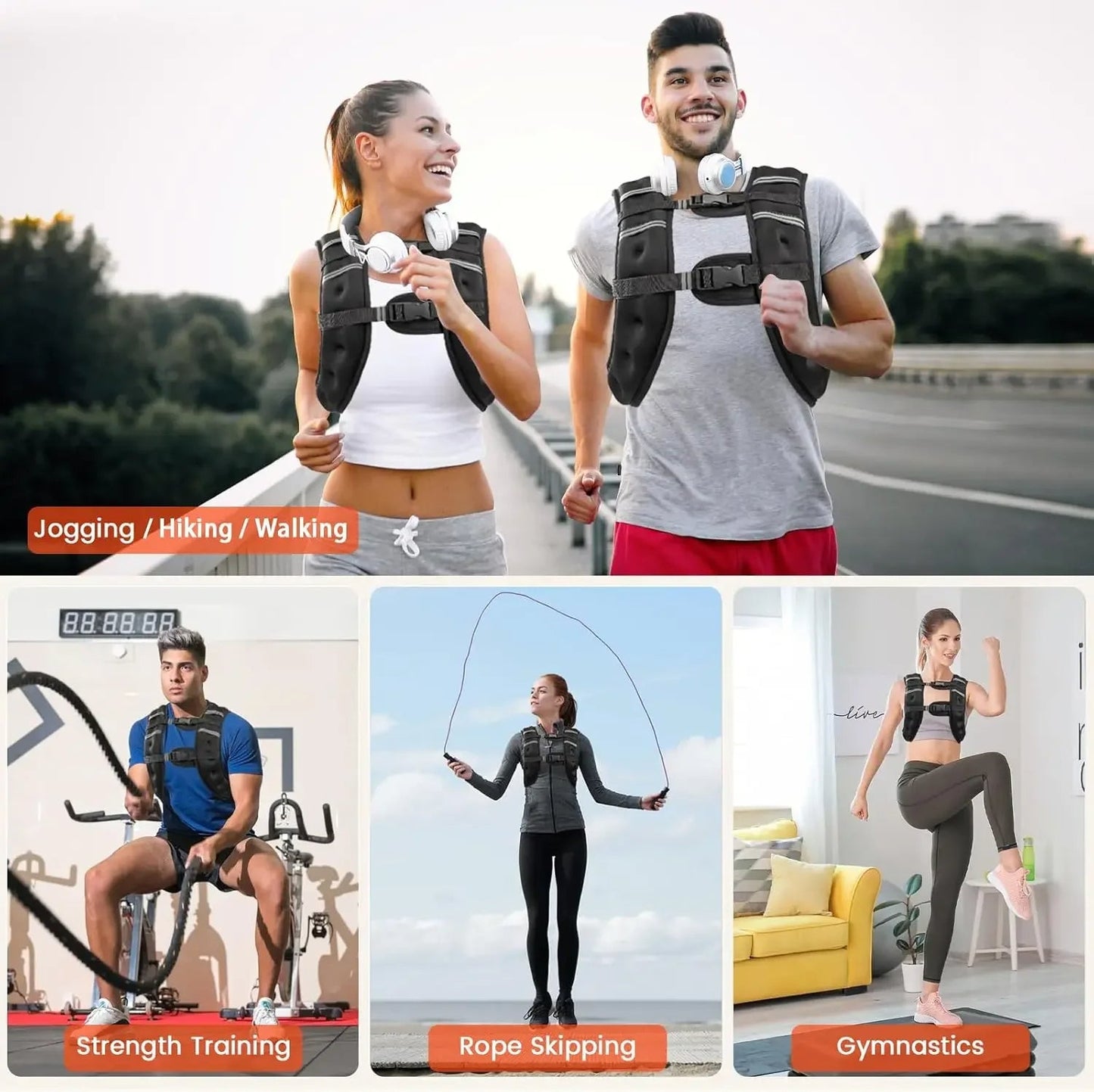 FitPro™ Adjustable Weighted Vest for Enhanced Workouts 4