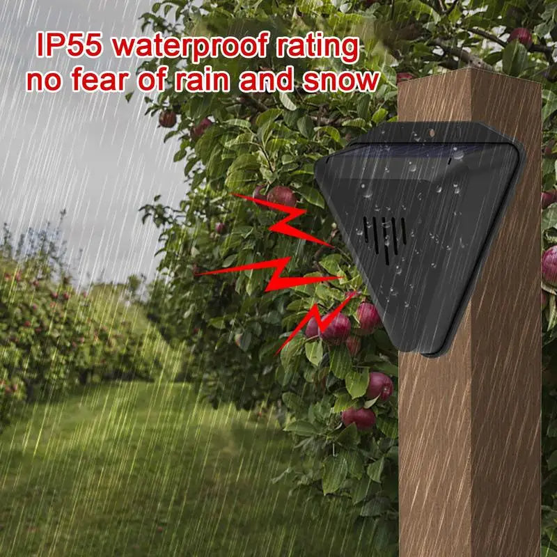 EcoGuard™ Solar Bird Deterrent Repeller - Humane Solution for Garden Protection