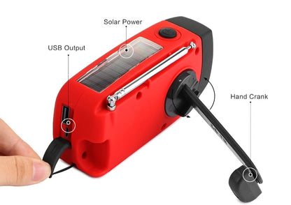 MANIKO™ Portable Hand Crank Emergency Radio