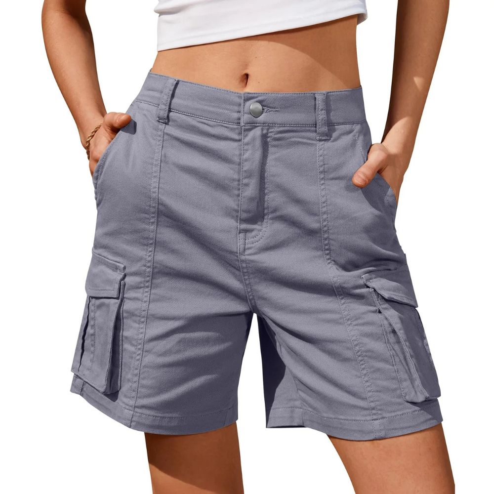 ActiveStyle™ Women's Low Waist Cargo Shorts for Comfort and Functionality