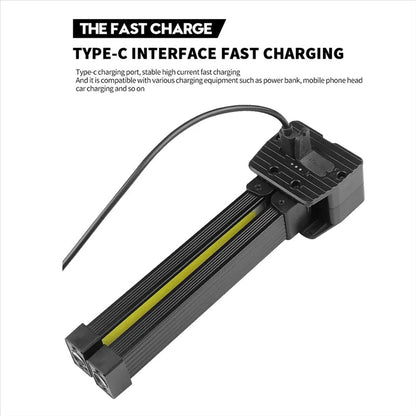 BrightBeam™ Rechargeable COB LED Work Light for Versatile Illumination - 4