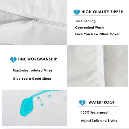 ComfortGuard™ Waterproof Pillowcase for Clean, Hygienic Sleep Protection - 5