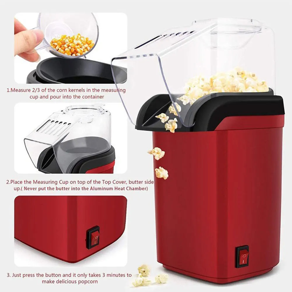 PopJoy™ Automatic Popcorn Maker - Best Air Popper for Quick, Healthy Snacking