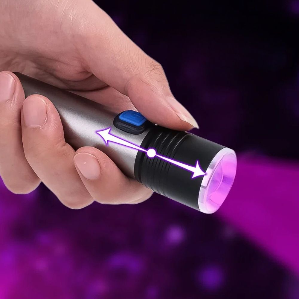 UltraBright™ UV Blacklight Flashlight for Home and Professional Cleaning