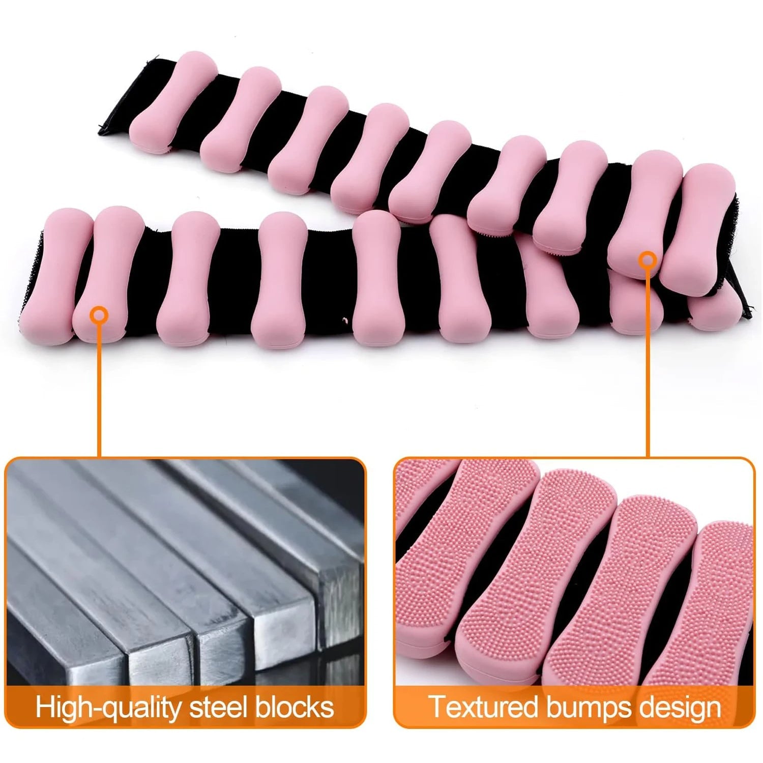 FitFlex™ Adjustable Silicone Ankle and Wrist Weights for All Fitness Levels 2