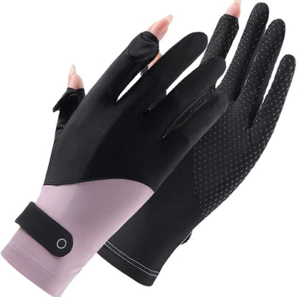 SunGuard™ Women's Breathable UV Protection Driving Gloves for Stylish Outdoor Comfort