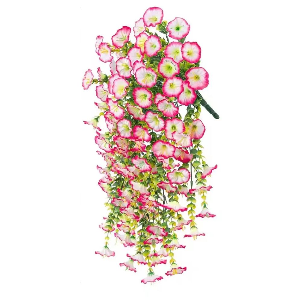 EverBloom™ UV Resistant Artificial Morning Glory Hanging Flowers for Indoor & Outdoor Decor